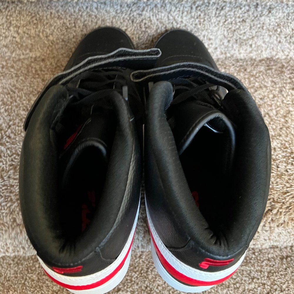 Fila Men's Black A-High Top Sneakers - Picture 6 of 12
